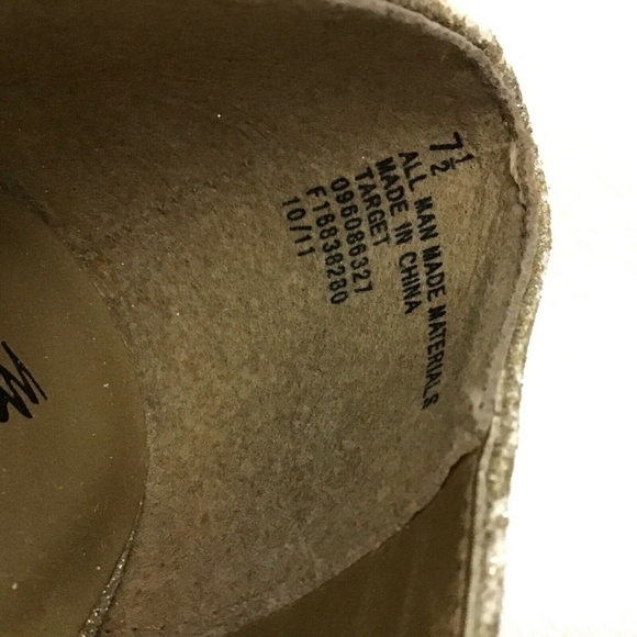 🦋Mossimo Gold Glitter Platform High Heels 7.5 - Picture 8 of 8